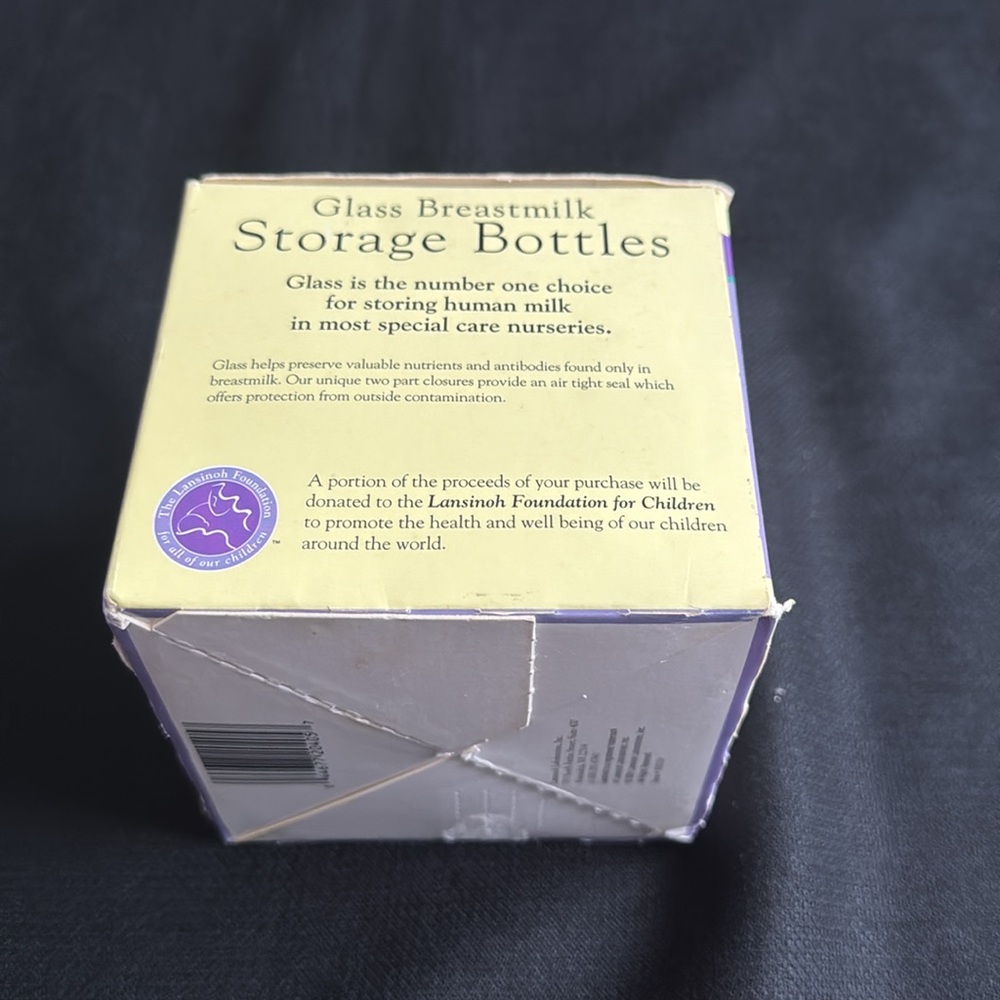 Used four Lansinoh glass breastmilk storage bottles 4oz/120ml - Picture 6 of 10